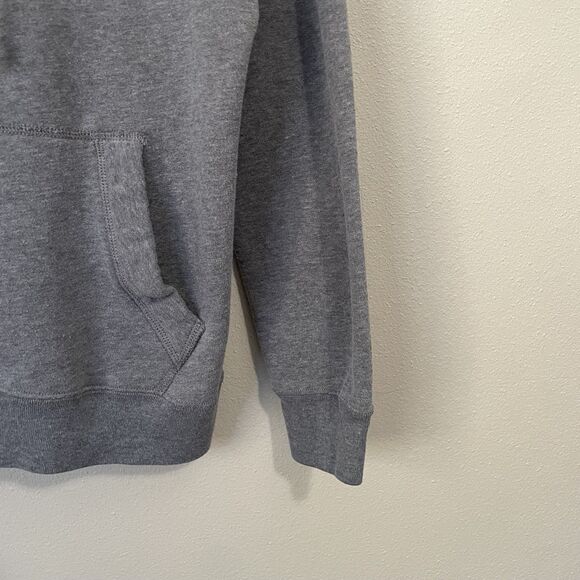 Abercrombie & Fitch Soft A&F Fleece Hoodie Mens XS Gray Embroidered Spellout - Picture 5 of 9
